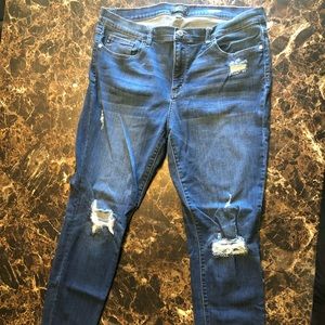 Judy Blue Distressed Skinny Jeans 2XL